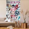 Puella Magi Madoka Magica Печатный Большой Настенный Гобелен Искусство Научная Фантастика Комната Домашний Декор Декор Покрывало