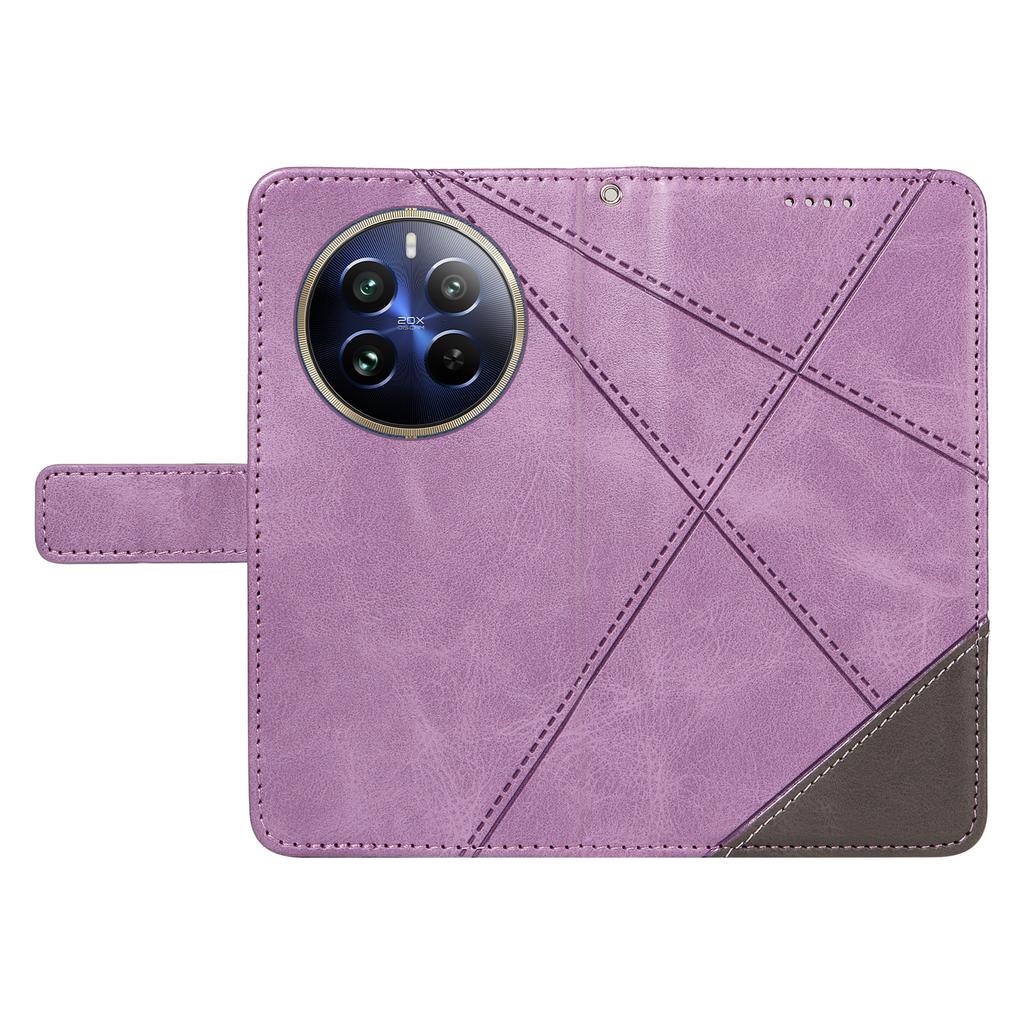 For Realme 13 Pro 5G (Global)/13 Pro+ 5G (Global)/P1 Pro 5G/12 Pro 5G/12 Pro+ 5G Case Leather Wallet Phone Cover with Strap