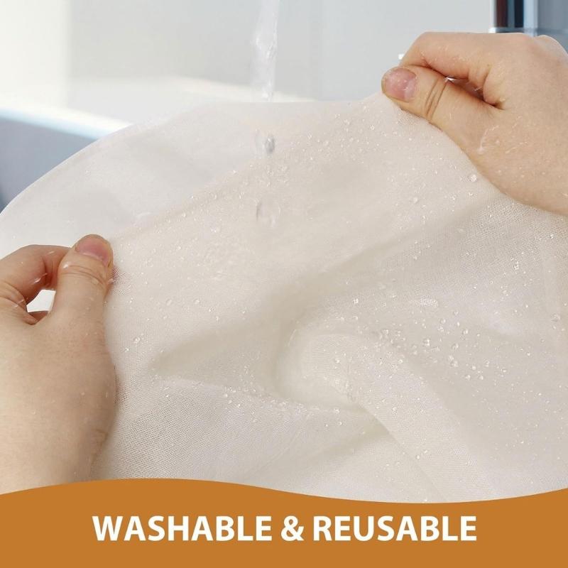 Набор из 6/8/10 тканевых фильтров, марлевые сита, сырная ткань, квадратные с запирающимися краями, фильтровальные ткани для молока и вина, кухонные принадлежности