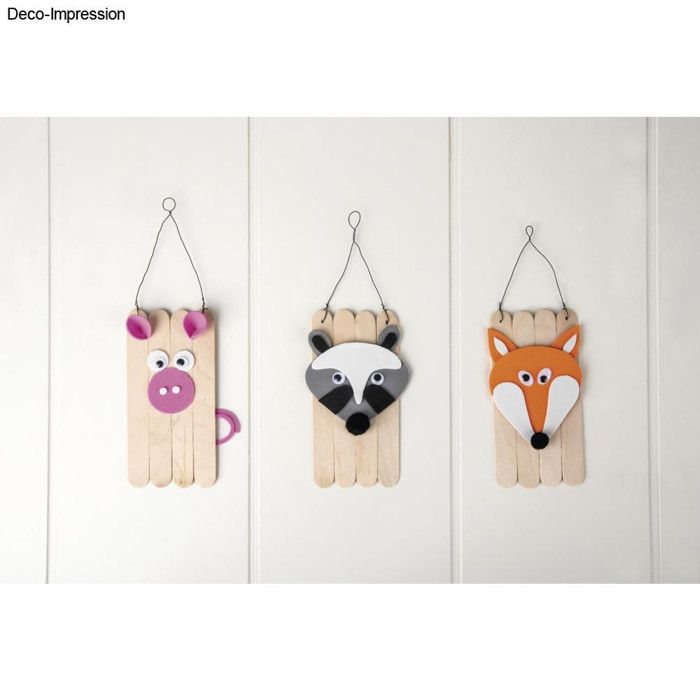 Batonnets de bricolage en bois 15x1,8cm 200 pièces