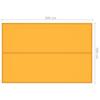 Outdoor Tarp 3x2 m Yellow