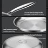 Titanium Pan Pro, титановая сковорода с крышкой, устойчивая к царапинам, антипригарная титановая пищевая сковорода для приготовления пищи