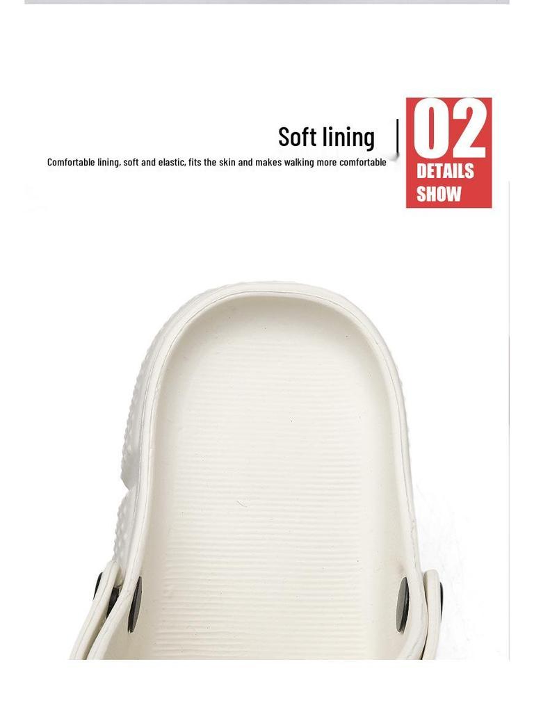 Мужские модные садовые клоги с мягкой подошвой и вентиляцией для пляжа или улицы