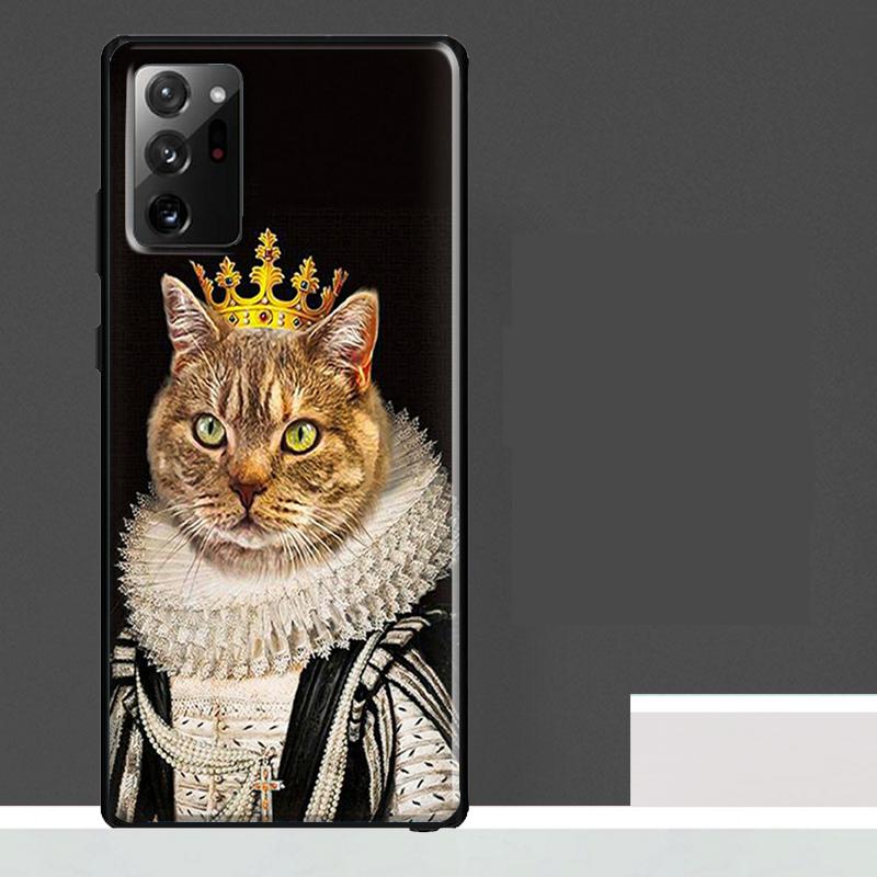 Renaissance Cats Rich Art Case For Samsung Galaxy S25 Ultra S23 S22 S21 S24 Ultra S9 S10 S20 Plus S25 FE Phone Cover