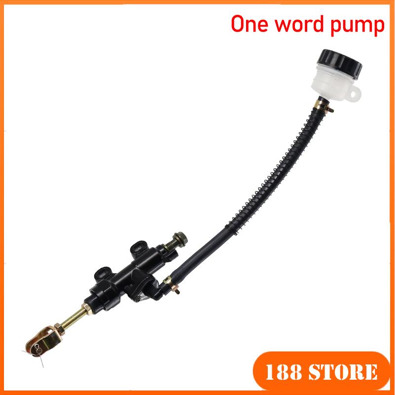 Universal Motorcycle Rear Brake Pump Hydraulic Master Cylinder For ATV 50-250CC Pit Dirt Bike