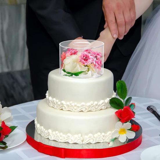 Наполняемая подставка для торта, круглая, квадратная, шестиугольная, сверхмощная свадьба?Вечеринка в честь дня рождения?Витрина для торта Держатель для ярусной витрины для торта
