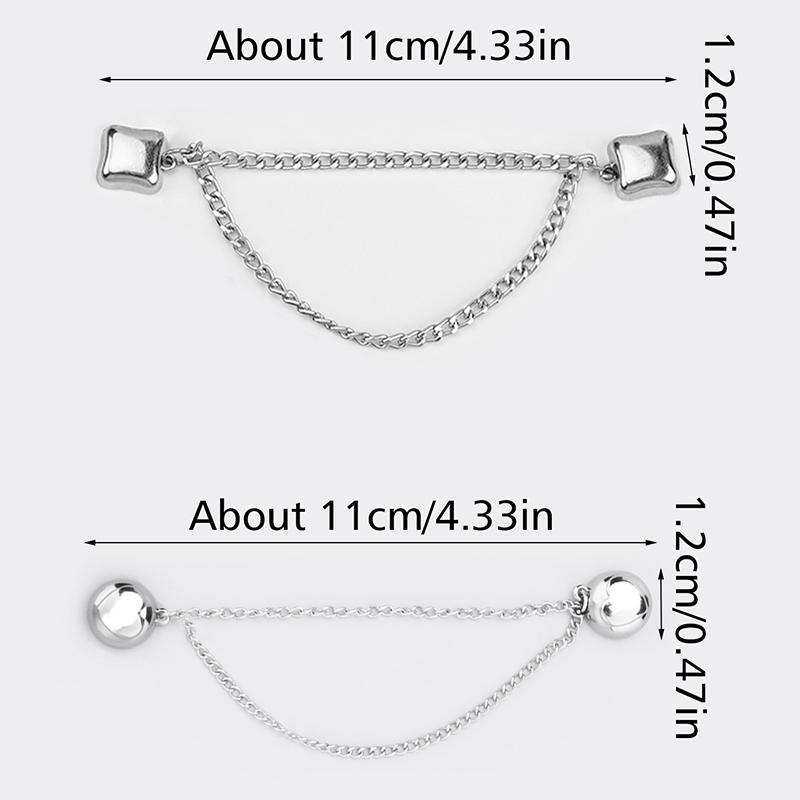 1шт магнитная пряжка цепи брюки нога фиксатор зажим фиксированная магнитная пряжка аксессуары для одежды