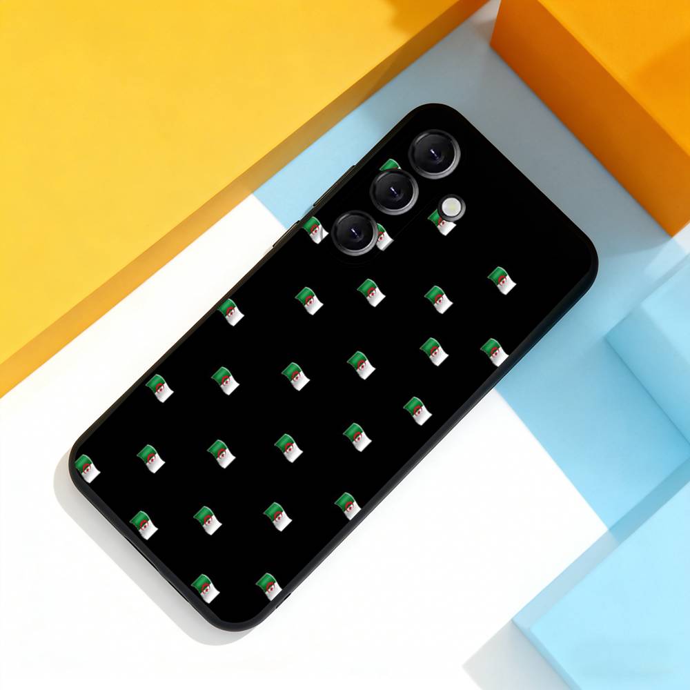 Algeria Flag Cool Phone Case For Samsung Galaxy A 73,72,51,53,52,71,22,5G,Note,J7,8,9 Soft Black Cover