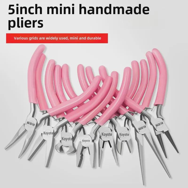 5-дюймовые плоскогубцы с острыми, круглыми и электротехническими губками для зачистки проводов — идеально подходят для самодельных ювелирных изделий и электромонтажных проектов.