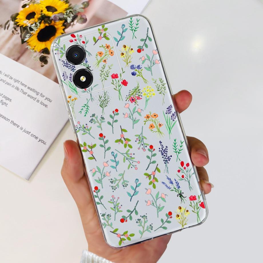 Чехол для Honor X5 Plus Модный Цветной Девичий Чехол-Крышка Для HonorX5 Plus Мягкий Силикон Fundas Чехол для Телефона Для Honor X5Plus Coque