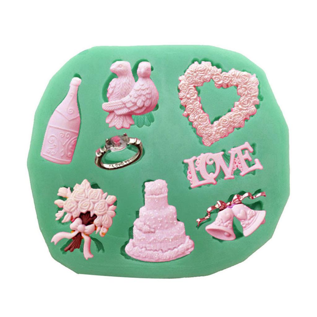 Костюм в форме DIY ручной работы 3D гипсовые формы формы для свечей силиконовый материал 24 стиля выберите идеальный подарок для любителя выпечки