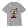 Футболка Invader Zim Gir Genius Duh для мужчин Доступна в размерах S 2XL винтажная стираная стильная повседневная мягкая удобная с принтом