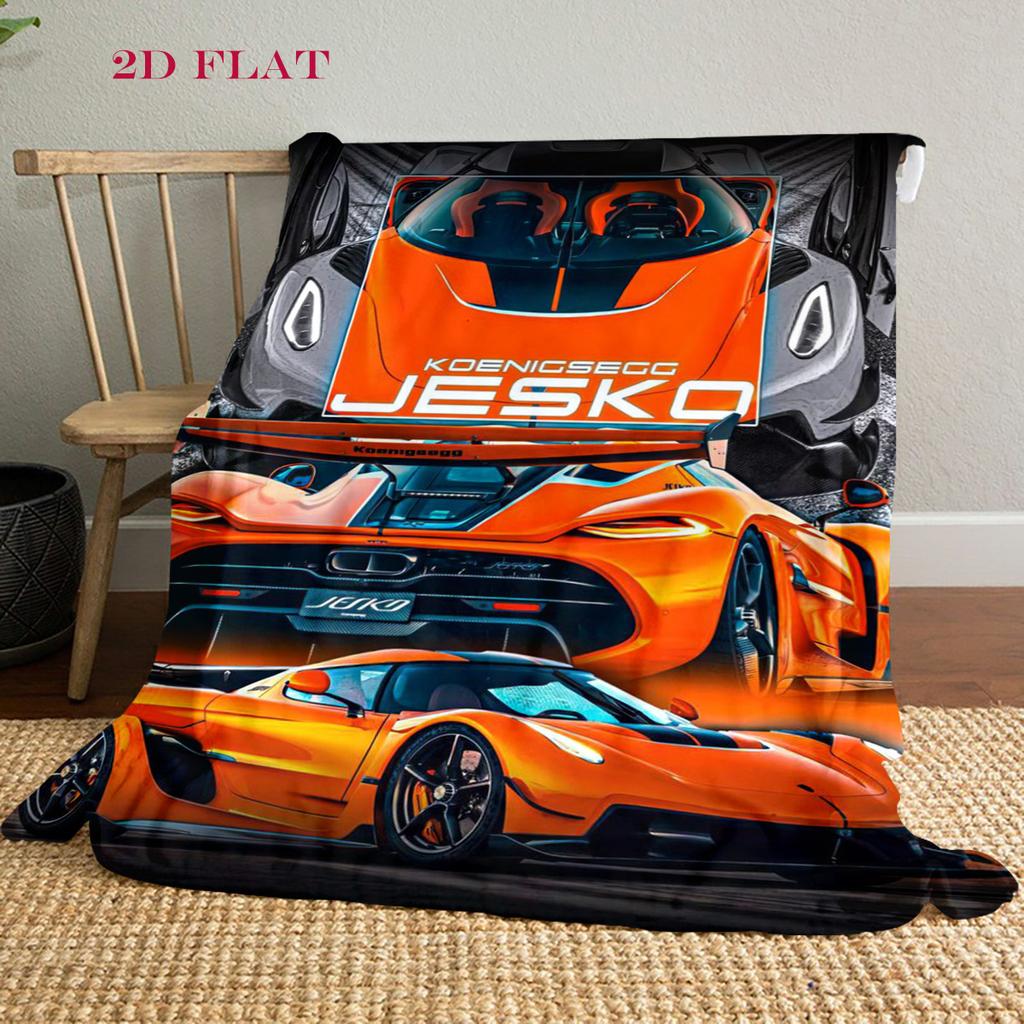 Koenigsegg Jesko: Elegance blanket sofa blanket Home Decor bedroom Machine washable Digital printing