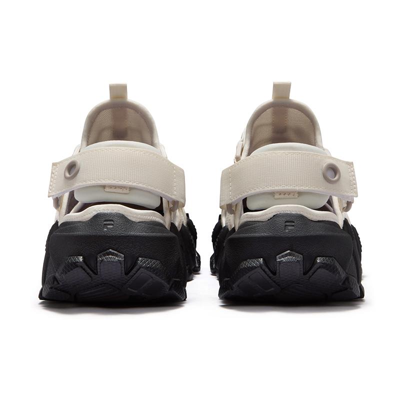Fila Fusion Сандалии Exocet Уличная мода Классические Дышащие Водные туфли Женские сандалии Молочно-белый Однотонный серый T12W521704FGM