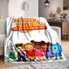 1Pc Daniel Tiger'S Neighborhood Blanket Soft And Comfortable Casual Warm Camping Travel Christmas Halloween Xmas Gift M924456