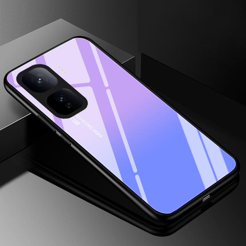 Закаленное Стекло Чехол для Телефона Для vivo iQOO Neo 10 Pro Роскошный Жесткий Задний Бампер Чехол для Vivo iQOO Neo 10 Capa Neo10 / Neo 10Pro