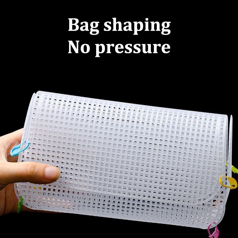 Набор для плетения сумок своими руками с легкой пластиковой сетчатой тканью