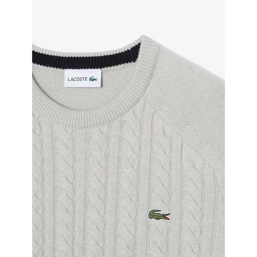 Lacoste Мужской круглый свитер S Cable Ah806e 54n Cca q2nAh806e 54nCca