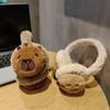 Зимние плюшевые наушники милые теплые студенческие утепленные наушники для верховой езды