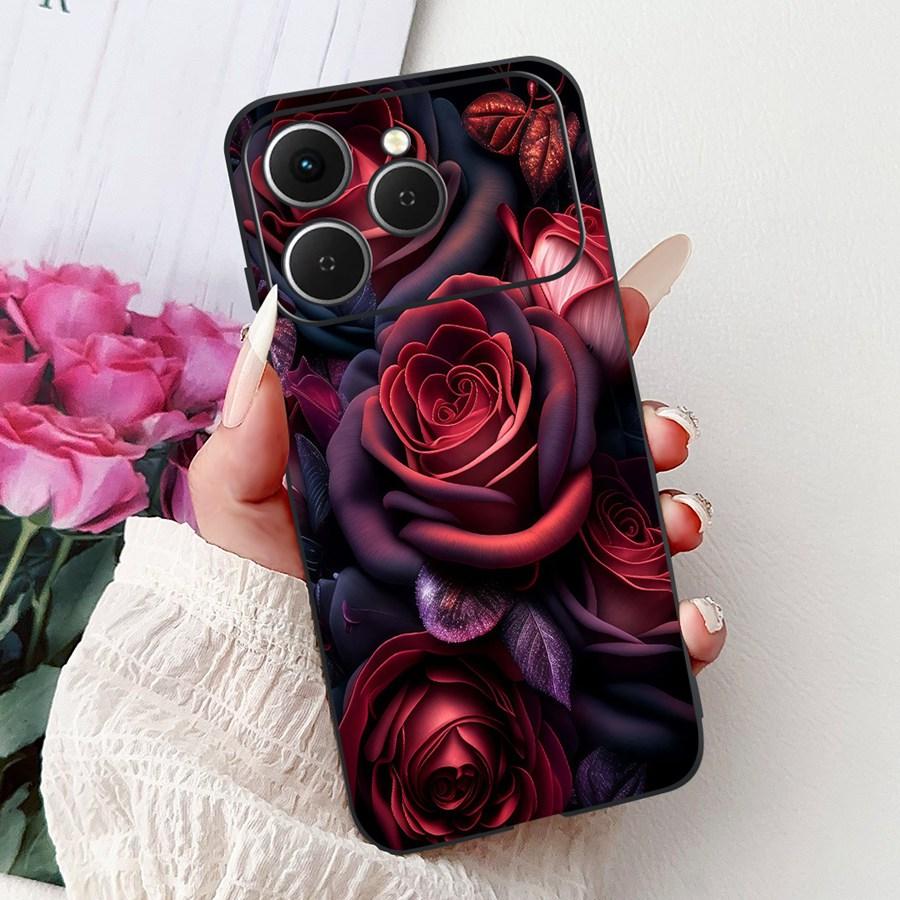 Для Tecno Spark 40 Spark40 C Чехол для телефона ТПУ Оболочка Роскошный Расписной Мягкий Силикон Чехол Для Tecno Spark40C Spark 40C Задняя крышка