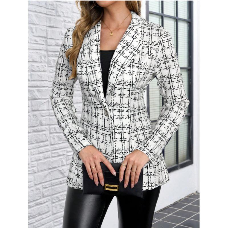 Women S Slim Fit Long Sleeve Mid Length Blazer For Women Casual Office Wear