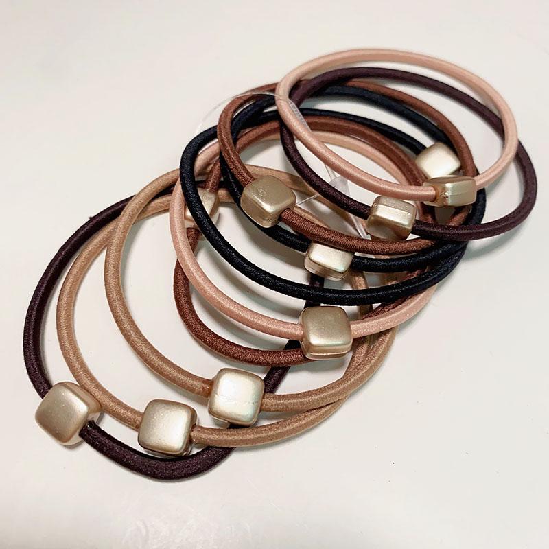 10Pcs Trendy Girls Bracelet Hair Tie Women Elastic Hair Bands Children Hair Scrunchies/Gum Ponytail Hair Holders Accessories
