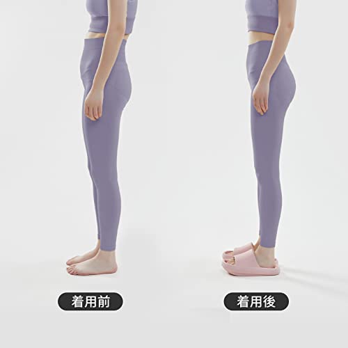 utune Women's Slimming Slippers, Indoor Sandals for Beautiful Legs, Core Strengthening, Washable, Non-Slip, Thick Sole, Slope, Posture Improvement, An