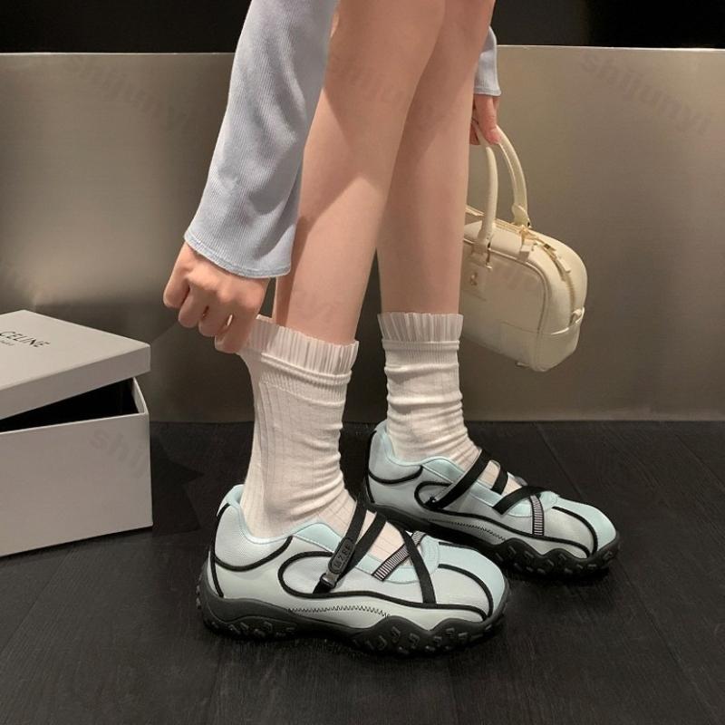 Модная женская белая обувь Весна Осень Мода Роскошь Нескользящая Повседневная обувь Дышащая Легкая Удобная Увеличение роста Балетки