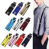 Y Back Style Men Women Leather Unisex Suspenders Elastic Adjustable Straps Suspenders Braces