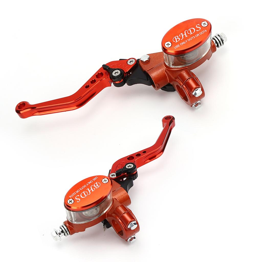 Пара рычагов сцепления тормоза универсальный главный цилиндр мотоцикла резервуар гидравлический насос ручной тормоз