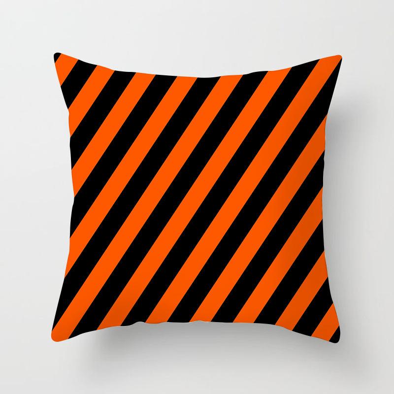 New Halloween Pumpkin Series Pillow Cover Festive Home Sand Release Art Pillow Cushion Cover
