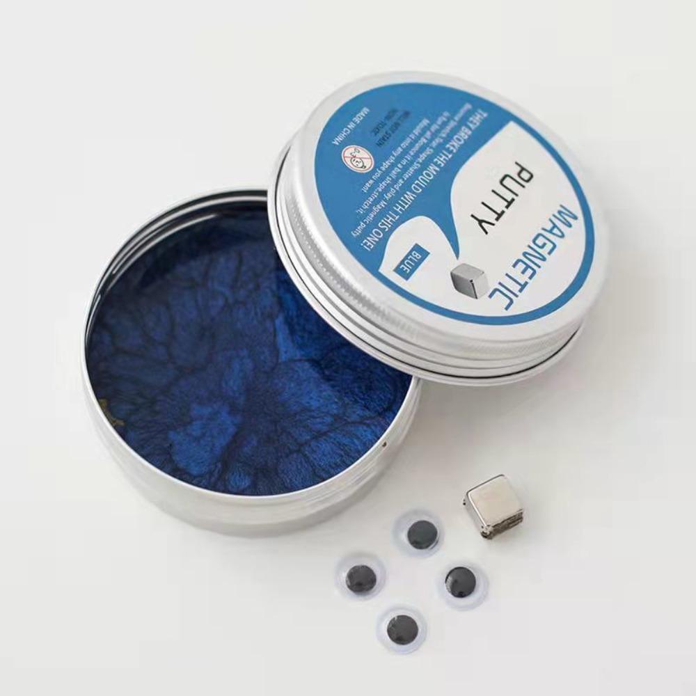 Resin Magnetic Bouncing Mud Ferrofluid High Stretch Magnetic Suction Clay Interesting With Magnet Mud Playdough Kids Toys