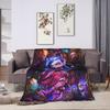 Arcane Flannel Blanket Viktor Game Anime Jinx Jayce Jesus Sevika  Soft Warm Throw Blanket for Bedroom Bedspread Sofa Bed Cover