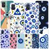 Счастливый Синий Сглаз Чехол для Телефона для Samsung Galaxy A51 A50S A71 A70 A41 A40 A31 A30 A21S A20S A10S A21S A6 A7 A8 A9 Чехол Coque