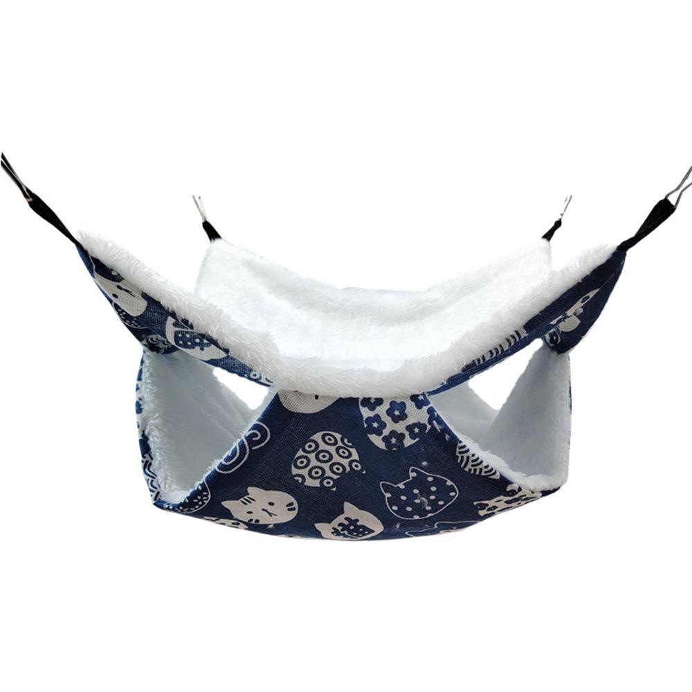 Fashion Plush Double Layer Squirrel Beds Hamster Cage Pet Sleeping Bag Pet Hammock