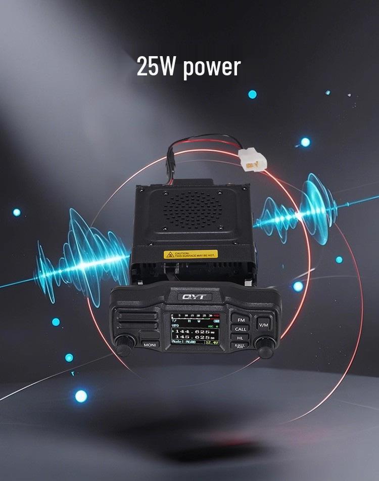 QYT-M600 25 Вт Наружная автомобильная радиостанция для самостоятельных путешествий и больших автопарков