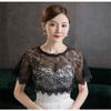 Elegant Lace Cover Up Tops Hollow Out Fake Collar Lightweight Lace Shawl Poncho  Women