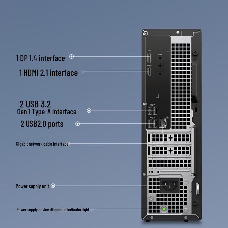 Dell Бизнес-настольный компьютер Inspiron ECS1250 малого форм-фактора (Китайская версия)