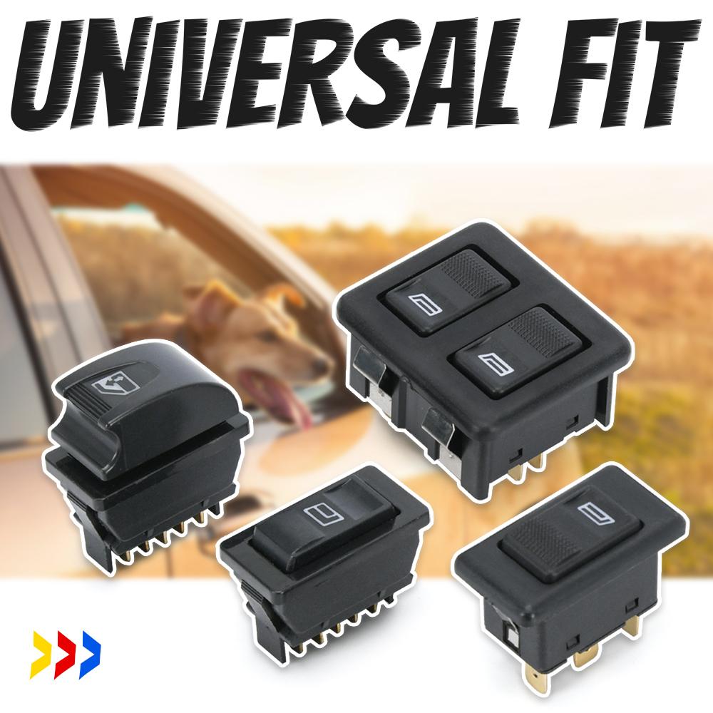 Универсальный автомобильный электрический переключатель стеклоподъемника контроллер управления 5-контактный DC 12 В 20A аксессуары для оконного регулятора