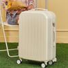 Universal Wheel Leather Suitcase - Large Capacity Travel Bag for Men & Women