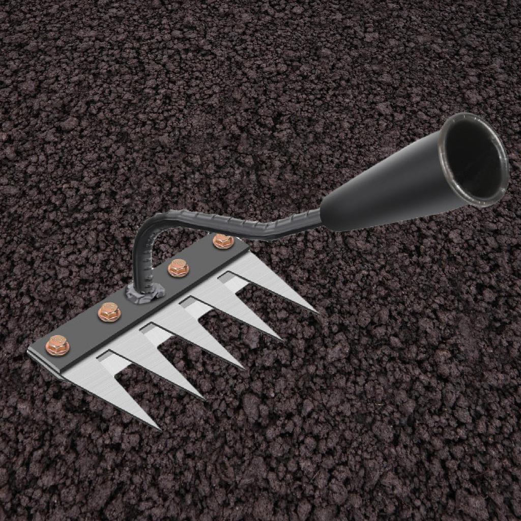 Садовый ручной инструмент для садоводства, грабли для почвы, подготовка овощей