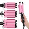 Щипцы для завивки волос с 3 цилиндрами, регулируемые щипцы для завивки волос, щипцы для завивки волос, инструмент для укладки волос, 110 В ~ 240 В