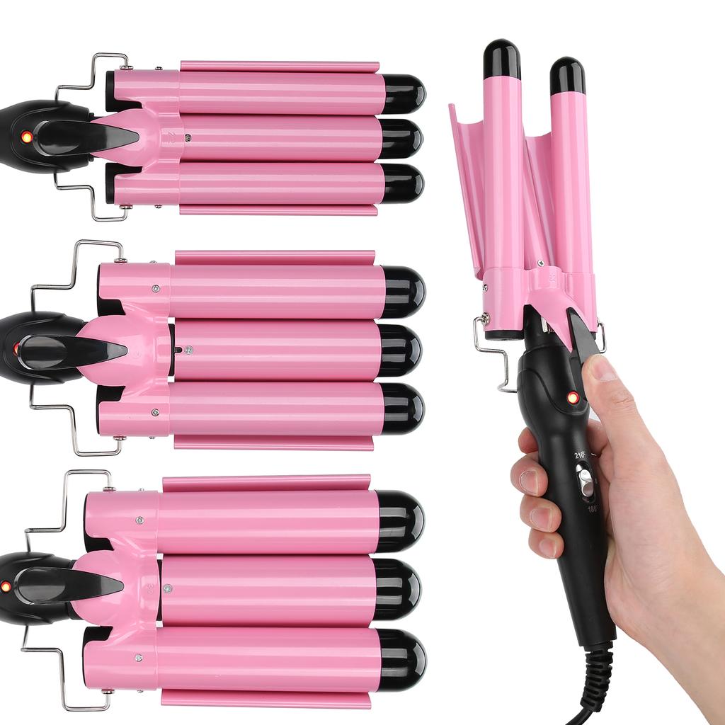 Щипцы для завивки волос с 3 цилиндрами, регулируемые щипцы для завивки волос, щипцы для завивки волос, инструмент для укладки волос, 110 В ~ 240 В