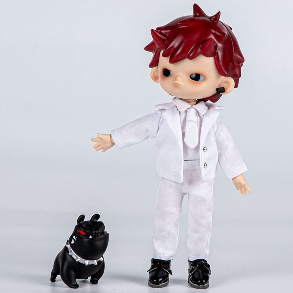 Mini Doll Coat Trousers Fashion OB11 Doll Clothes for 1/11 OB11/Obitsu11Dolls/1/12Bjd Dolls