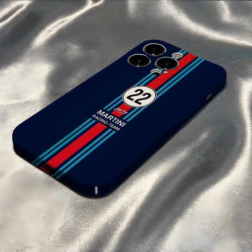 Чехол для телефона Racing Martinis Для iPhone 16 Pro Max 15 Pro 13 14 12 11 8 7 Plus X XR XS Max Всесторонний чехол