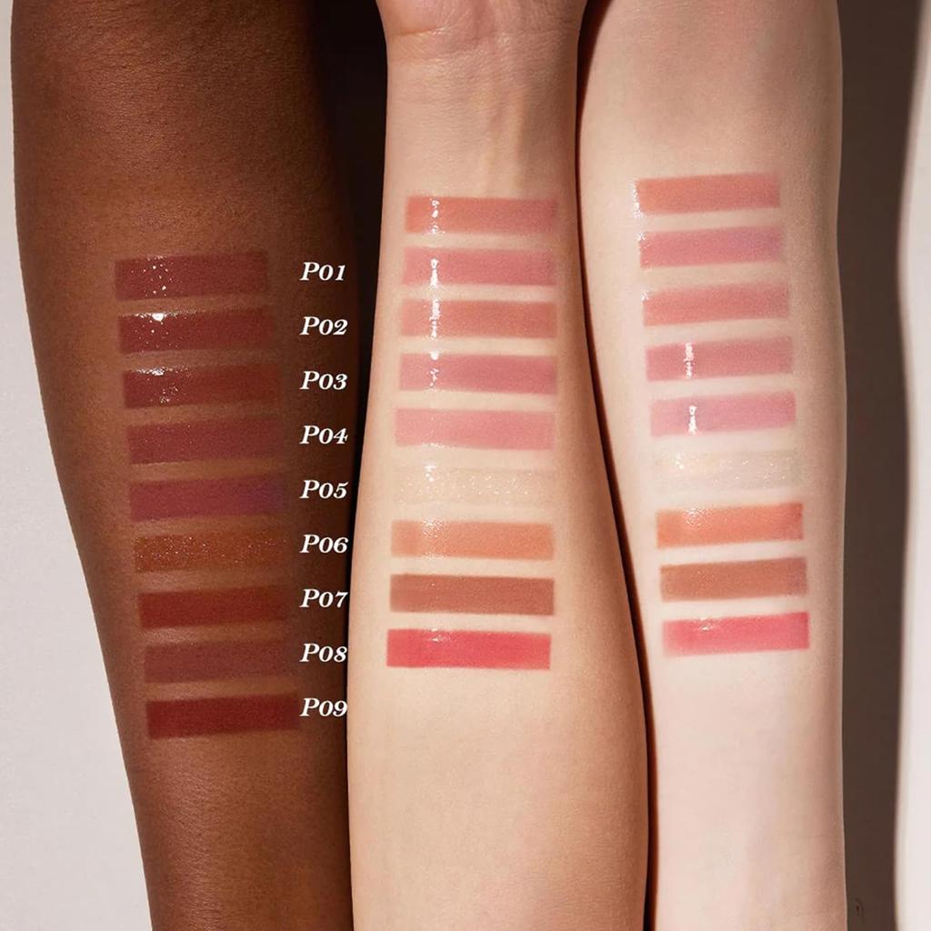 Цветочный Знает Ракушечный Драгоценный Питательный Блеск для Губ, 0,16 жидкой унции(P01 Шампанское Жемчужное)