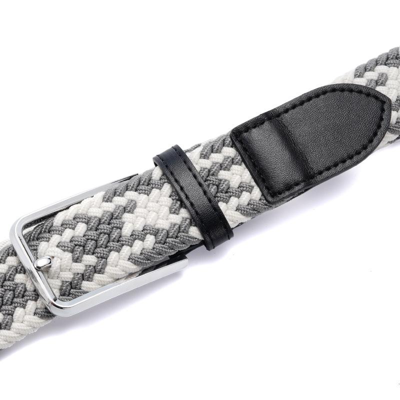 Men'S Belt Tactical Pin Buckle Alloy Buckle Nylon Belt Braided Belt Tooling Outdoor Training Belt Men'S