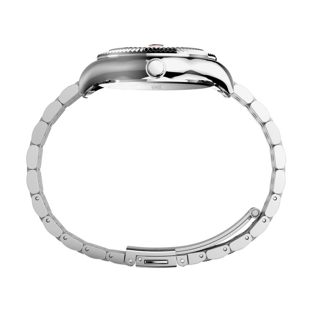 Watch Legacy Pink Dial Stainless Steel Mineral Glass Quartz Watch Brand TW2W49800 Silver [TIMEX] Women's [Item]