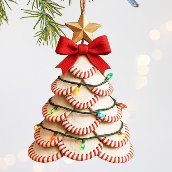 Yousheng Baseball String Lights Christmas Ornament Festive Lantern Design Sports Enthusiast Christmas Decor Holiday Decoration