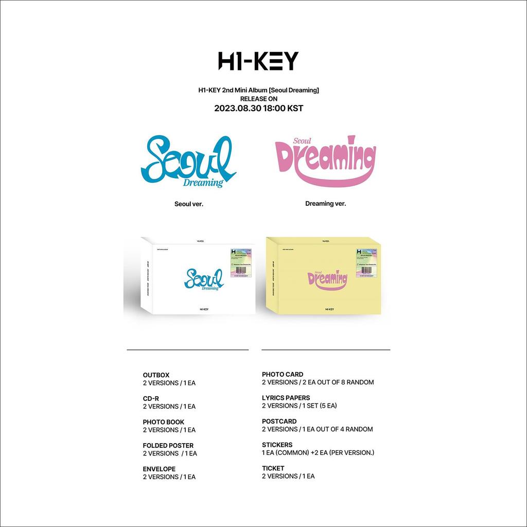 H1-KEY [Мечты Сеула] 2-й мини-альбом